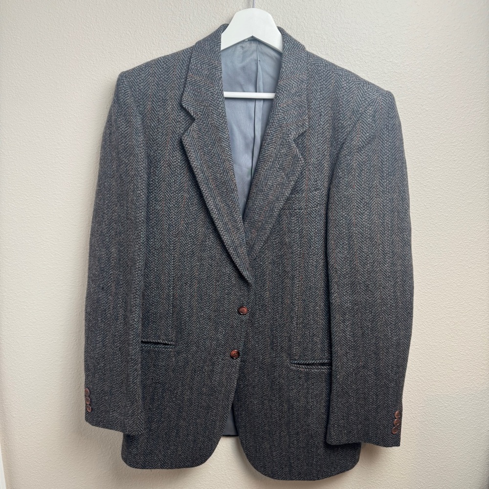 Vittorio Rex Made‎ In Italy Blazer Classic Tweed Vibes preppy Flaw